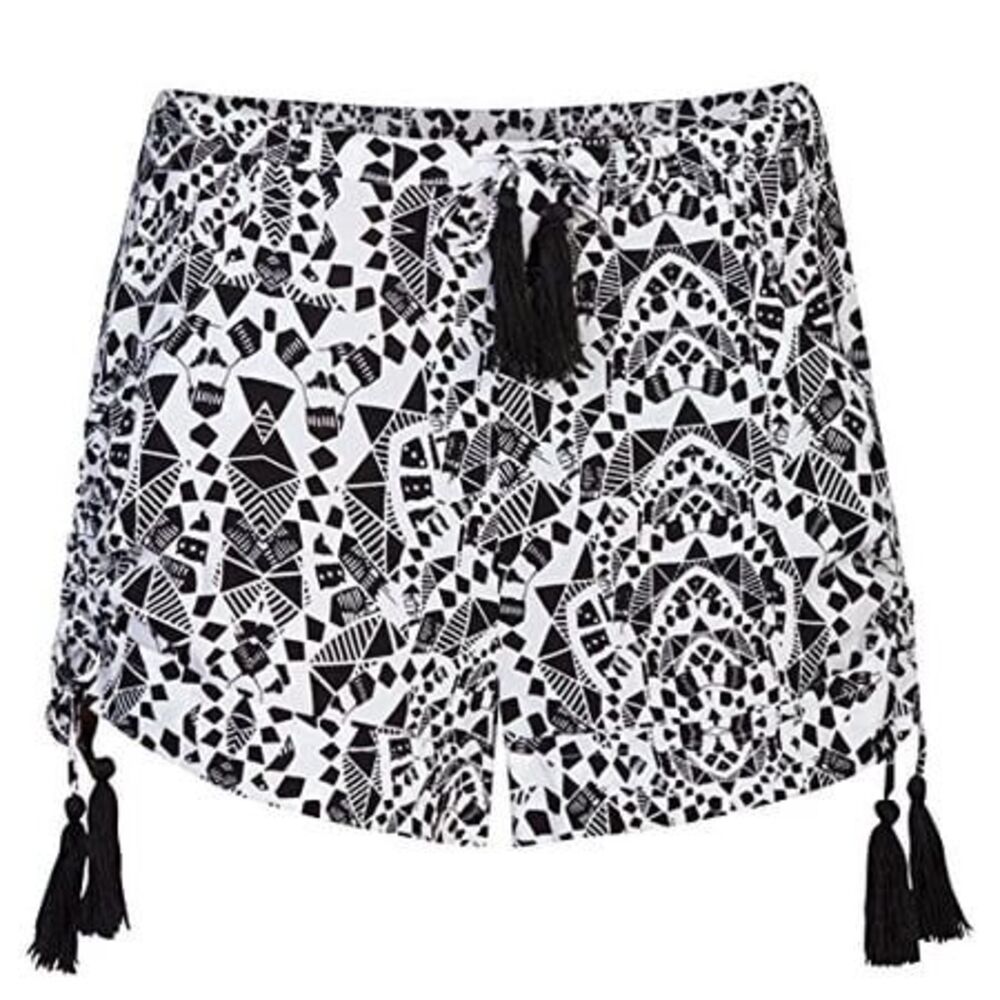 Hurley GWS0000780 Women's Rio 2" Walkshorts, White - XL
